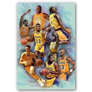   NBA Magic Johnson, Kareem Abdul Jabbar Kobe Bryant: Home & Kitchen