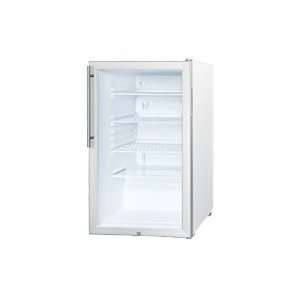 Summit ADA 20 Glass Door Built In Refrigerator Appliances