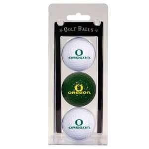  Oregon Ducks Team Logo Three Golf Ball Pack   Golf: Sports 