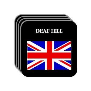  UK, England   DEAF HILL Set of 4 Mini Mousepad Coasters 