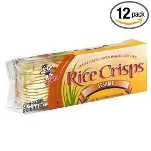 Hot Kid Rice Crisps, Sesame, 3.5 Ounce Grocery & Gourmet Food