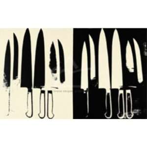  Andy Warhol 30W by 18.5H  Knives, c. 1981 82 (giclee 
