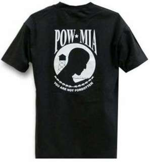 POW / MIA Not Forgotten Short Sleeve T Shirt   2XL  