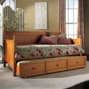  Fashion Bed Group Casey Daybed Honey Maple Free Mattress 