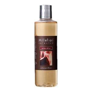 Amber Delice Reed or Ceramic Diffuser Oil Refill by Millefiori Milano