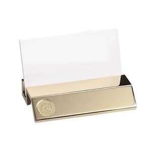  Long Beach State   Business Card Holder   Gold Sports 