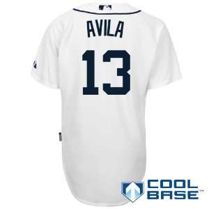   Tigers Authentic Alex Avila Home Cool Base Jersey: Sports & Outdoors
