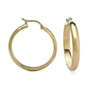  14kt Yellow Gold Hoop Earrings Jewelry