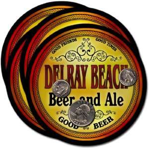 Delray Beach, FL Beer & Ale Coasters   4pk