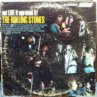 THE ROLLING STONES got live if you want it LP VG PS 493 Vinyl 1966 