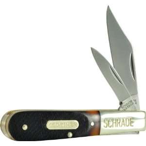 Schrade Old Timer Barlow Delrin Handle 400 Series Stainless Steel 2 
