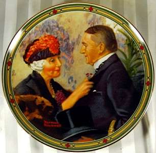 KNOWLES COLLECTOR PLATE   LOVES REWARD BY ROCKWELL  