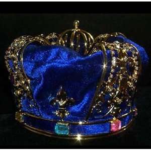  Kings Crown with Royal Blue Velvet 