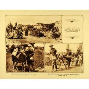  1920 Rotogravure WWI Wounded Soldier Sanitary Train Mort 