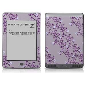     Kindle Touch Skin   Victorian Design Purple 