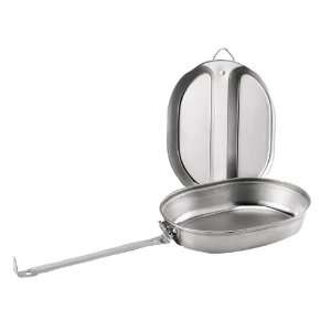 Rothco Military Style Stainless Steel Camping Mess Kit:  