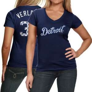  Majestic Threads Jason Verlander Detroit Tigers Ladies #35 