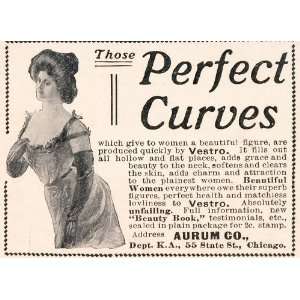  1901 Vintage Ad Vestro Women Perfect Curves Aurum 