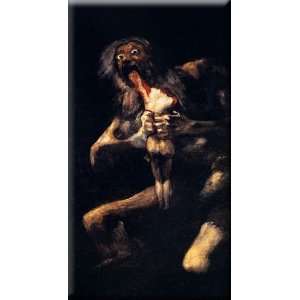  Saturn Devouring His Sons 16x30 Streched Canvas Art by 