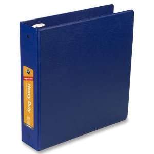   Stuff Recycled 3 Ring Binder, 2Cap, 11x8 1/2, Blue: Office Products
