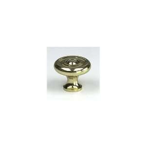  Cambridge 1 1/4 Diameter Polished Brass Knob