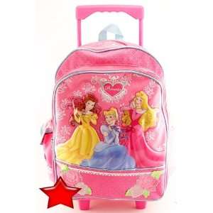   Rolling Backpack School Bag, Disney Princess Lunch Bag also available