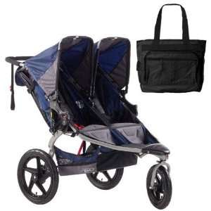   BOB ST1041 Revolution SE Duallie Stroller with Diaper Bag   Navy: Baby