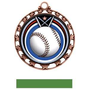 Hasty Awards Custom Baseball Eclipse Insert Medals M 4401 BRONZE MEDAL 