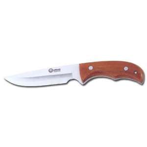  Boker Fixed Blade 5 Drop Point Blade With Wood Handle 