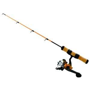   28 Inch Medium Arctic Fire Ice Rod and Reel Combo: Sports & Outdoors