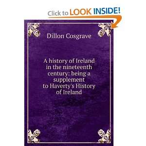   supplement to Havertys History of Ireland Dillon Cosgrave Books