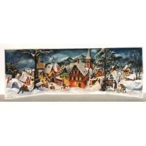 Panoramic Village German Christmas Advent Calendar:  Home 