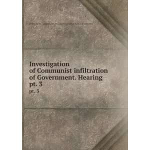  Investigation of Communist infiltration of Government 