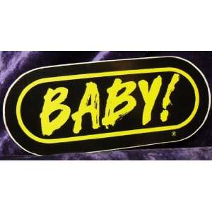  WRIF FM Detroit Baby Sticker Black and Yellow Everything 