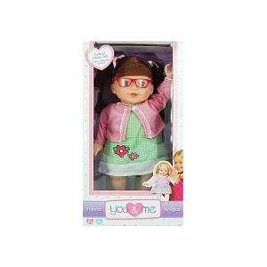  You & Me Friends 14 Inch Doll   Brunette Hair in Pigtails 
