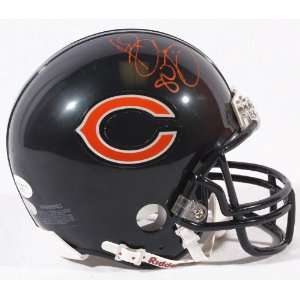  Signed Bernard Berrian Mini Helmet   Chicago Bears   JSA 