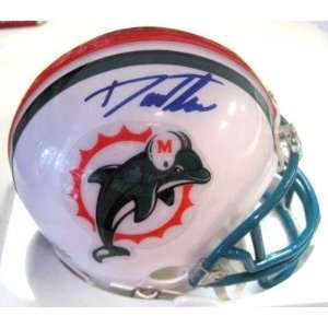  Daniel Thomas Miami Dolphins Autographed Signed Mini 