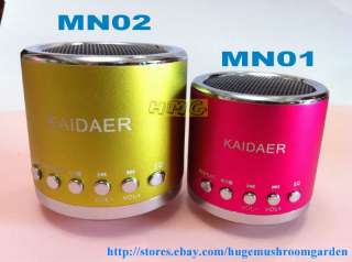 Mini Speakers FM Radio\TF card\MP3\USB Play Speaker KAIDAER Stereo 