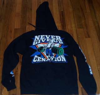 WWE John Cena Never Give Up Youth Doublesided HOODIE  