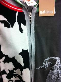   1270 JOHN GALLIANO Gorgeous Sweatshirt hoodies Jacket 40US  