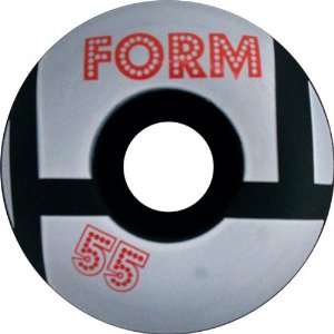 Form Morse Code Black/Red 55mm Skateboard Wheels (Set of 4)  