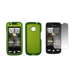  Premium Neon Green Rubberized Snap On Cover Hard Case Cell 