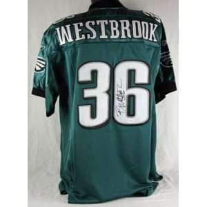  Brian Westbrook Signed Jersey   Authentic: Sports 