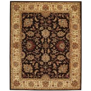  Monticello Mahal Coffee Hand Tufted Wool Area Rug 8.00 x 