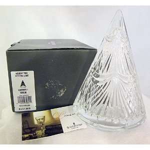  WATERFORD crystal HOLIDAY TREE with tea lights 108836 