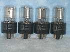 NOS QUAD RCA 3Q5 RADIO TUBES WITH SILVER PLATE ALL TUBES TESTED 100%