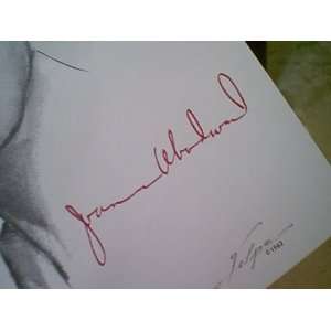  Woodward, Joanne Portrait Print Signed Autograph 1962 The 