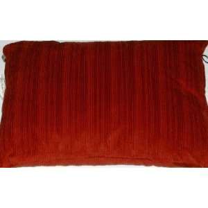  Woolrich Orange Corduroy Throw Pillow Feather Accent