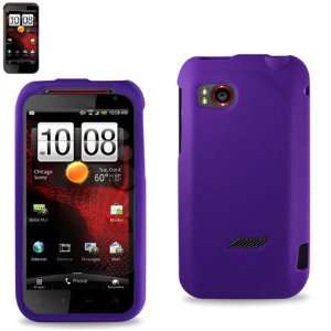  HTC Rezound Silicone Case Purple Reiko Cell Phones & Accessories