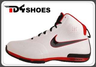 Nike Zoom BB 1.5 White Black Red Hyperfuse 2011 Basketball Shoes 